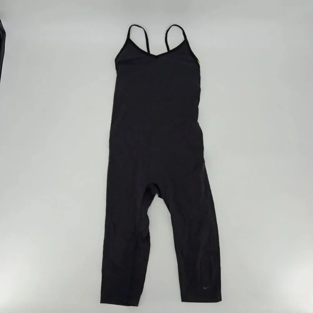 Retro Y2K Nike Bodysuit Built in Bra - Neon - Small